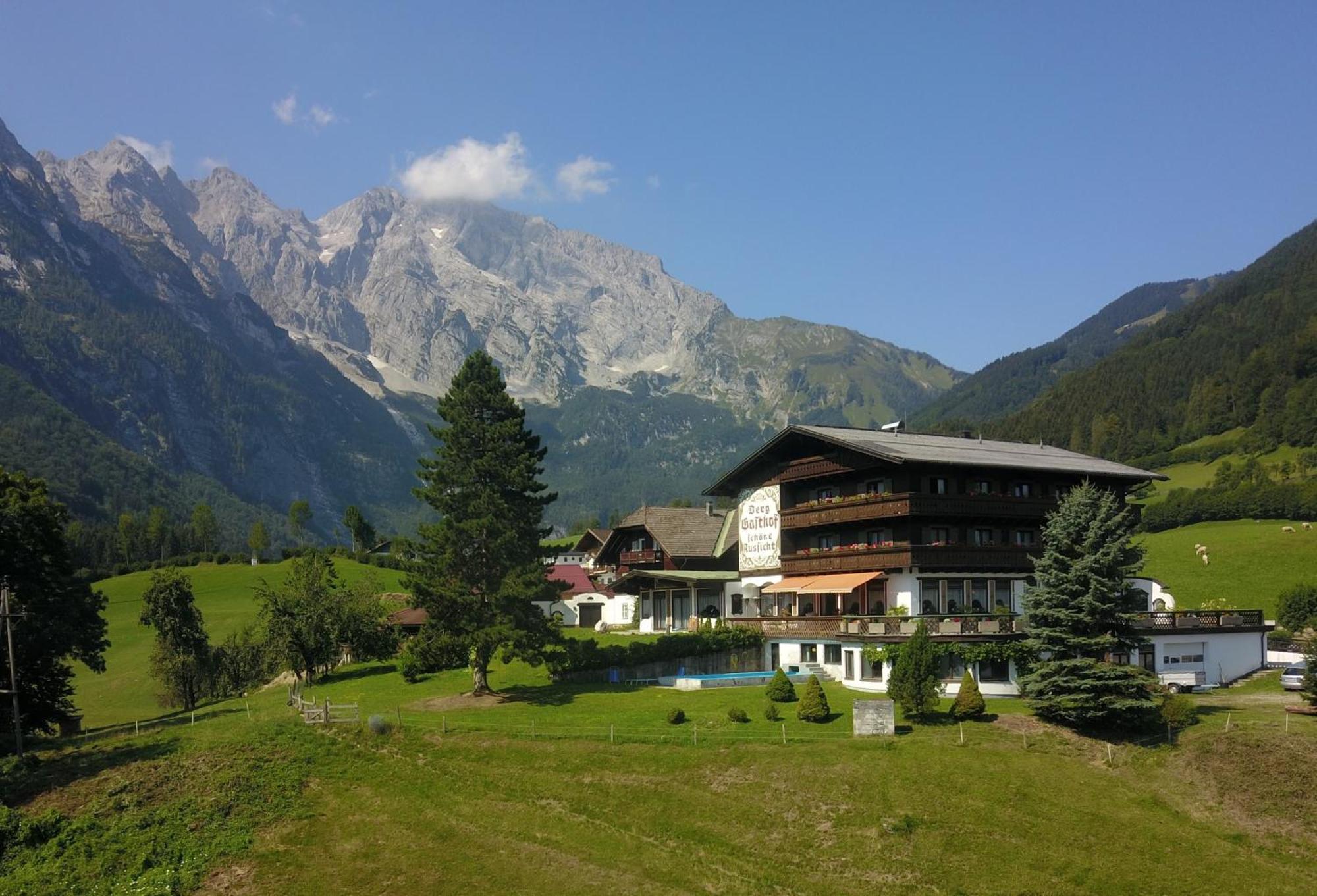 Pension Schoene Aussicht Kuchl Kültér fotó